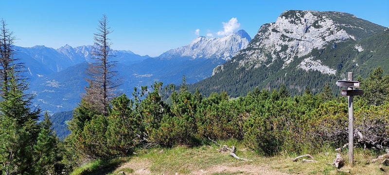 Panorama rifugio Bruto Carestiato