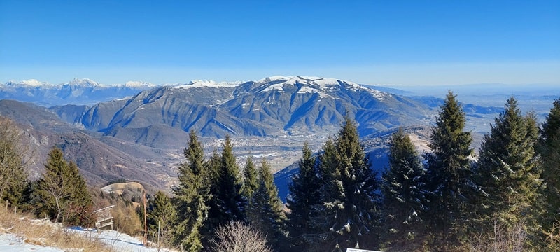 Panorama monte Cesen