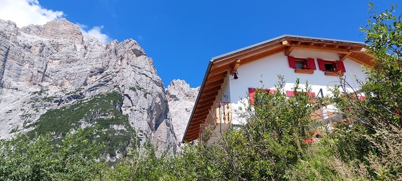 Rifugio e Moiazza.