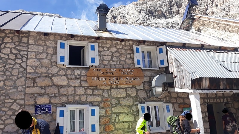 Rifugio Volpi al Mulaz.